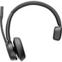 Poly Auriculares Inalámbricos Voyager 4310 para Microsoft Teams con Adaptador BT700, Bluetooth, Alcance 50m, Hasta 24h Conversación, Negro - Ref. 77Y91AA